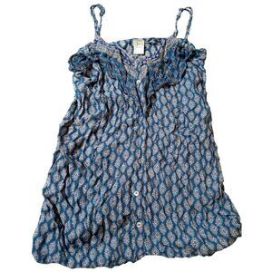Japna Lounge Cute Summer Top Size XL Very pretty print light and flowy